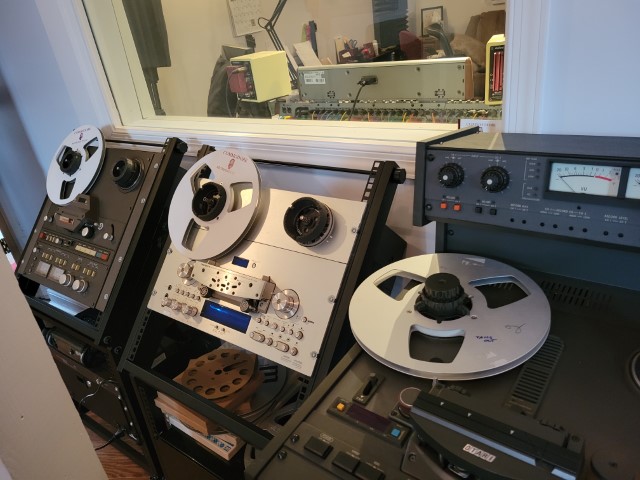 Transferring reel-to-reel tapes - Commodore Recording Studio